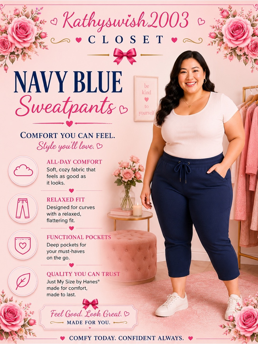 Navy Blue Sweatpants